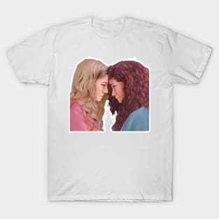 Euphoria Rue and Jules (Zendaya and Hunter Schafer) T-Shirt